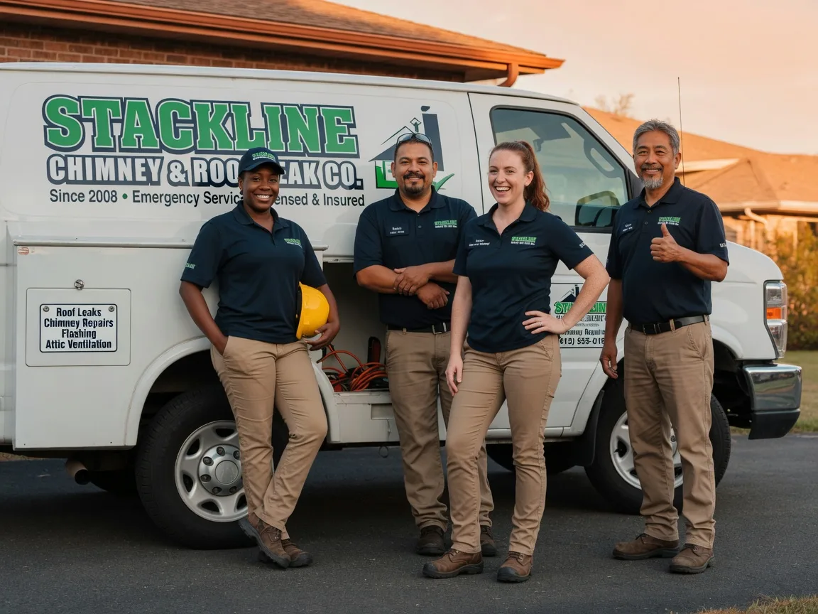 Chimney flashing repair company in Little Elm, TX